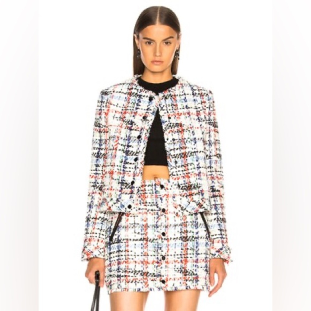 Rag And Bone Otis Tweed Jacket Size Large Euc - image 1